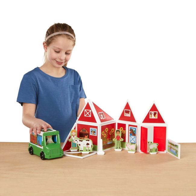 Set magnetic de joaca la ferma - melissa & doug - okemd30656