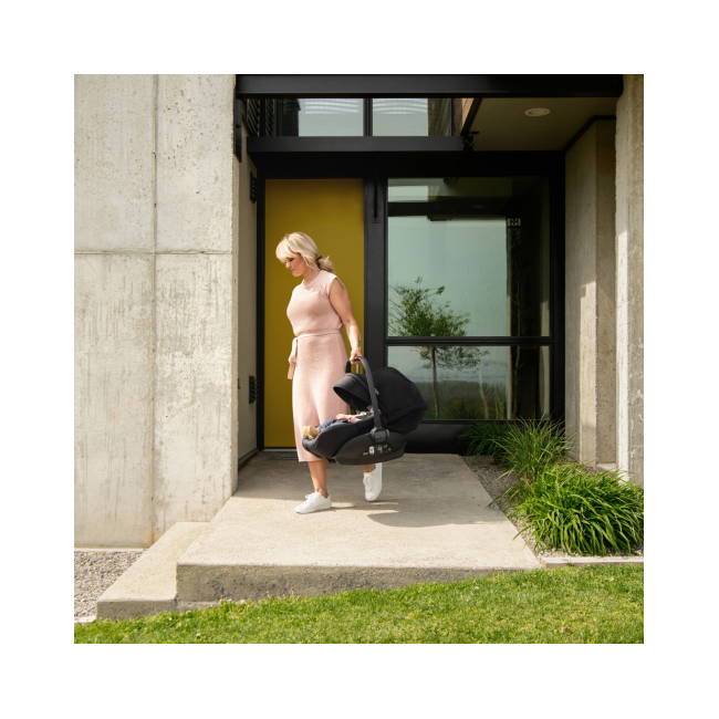 Nuna - set scoica auto i-size arra next caviar + baza isofix base next i-size pentru arra next bbbcs11300cvrglset