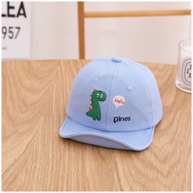 Sapca bleu cu cozoroc moale - Hello Dinos MBQM04-3-pa02