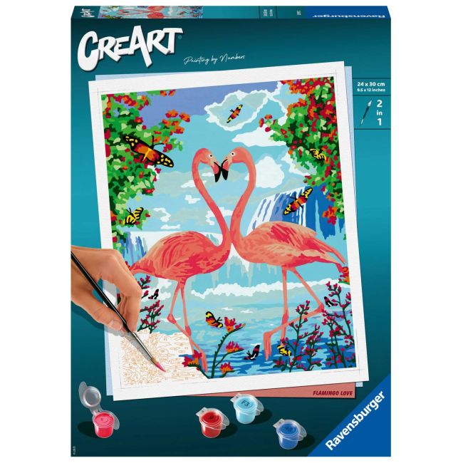 Pictura Pe Numere - Flamingo 2 ARTRVSPBN28991
