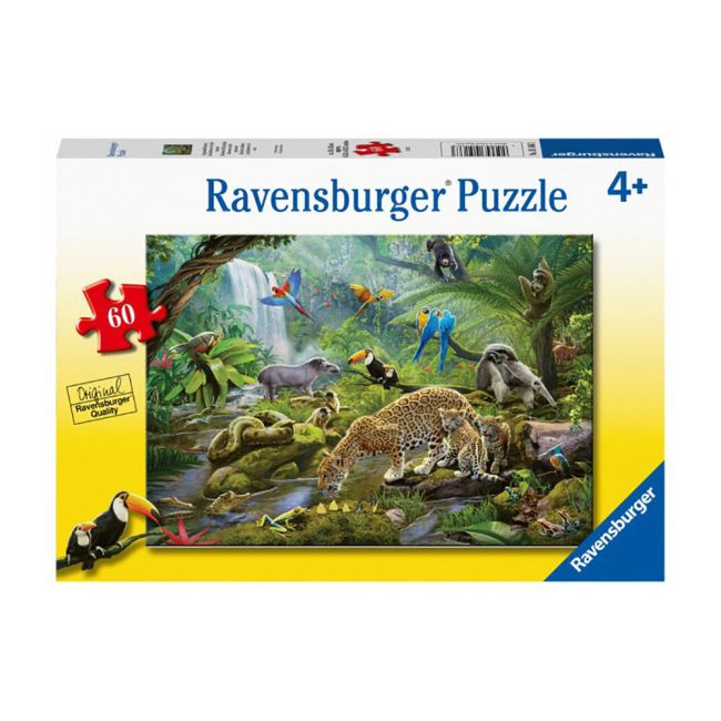 Puzzle Animale In Padurea Tropicala, 60 Piese ARTRVSPC05166