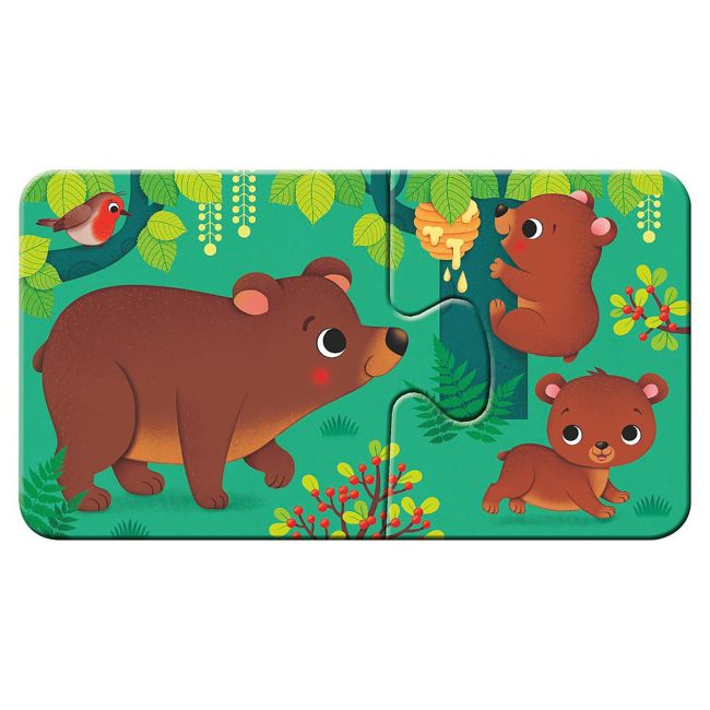Puzzle Animale Si Puiutii Lor, 9X2 Piese ARTRVSPC03123