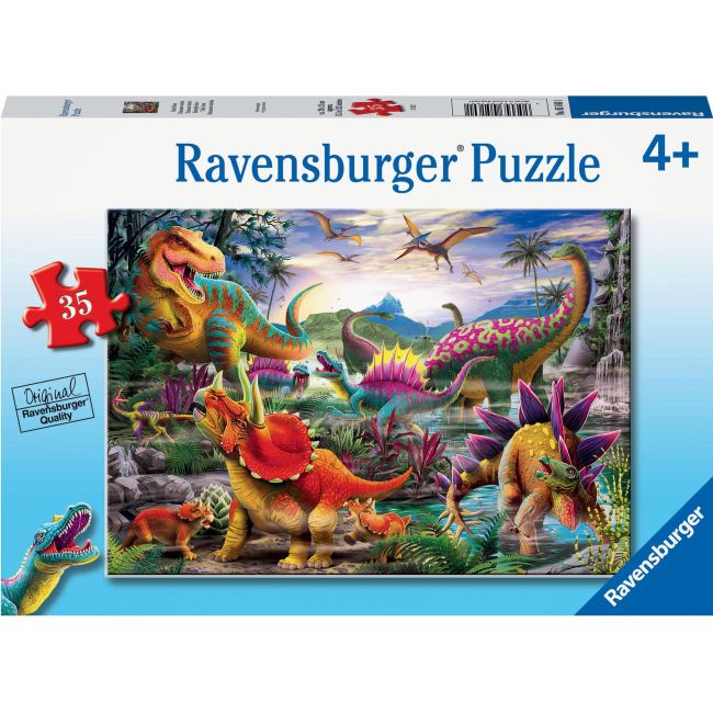 Puzzle Atacul T-Rex, 35 Piese ARTRVSPC05160