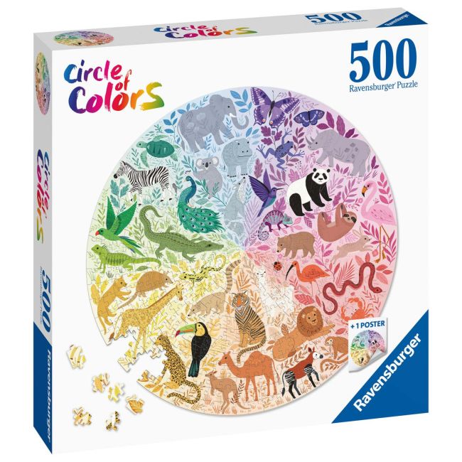 Puzzle Cerc Animale, 500 Piese ARTRVSPA17172