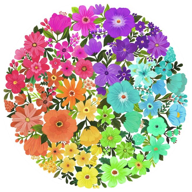Puzzle Cerc Flori, 500 Piese ARTRVSPA17167