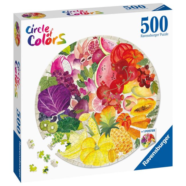 Puzzle Cerc Fructe Si Legume, 500 Piese ARTRVSPA17169