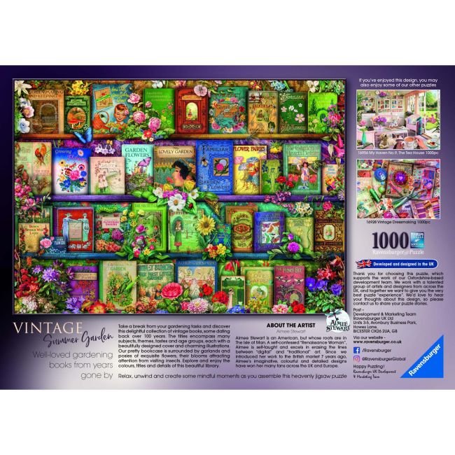 Puzzle Gradina De Vara Vintage, 1000 Piese ARTRVSPA17125