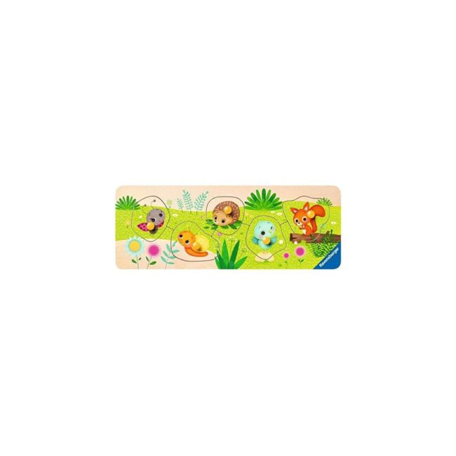 Puzzle Lemn Animalute, 5 Piese ARTRVSPC03122