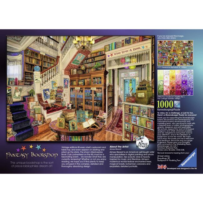 Puzzle Libraria Fantastica, 1000 Piese ARTRVSPA19799