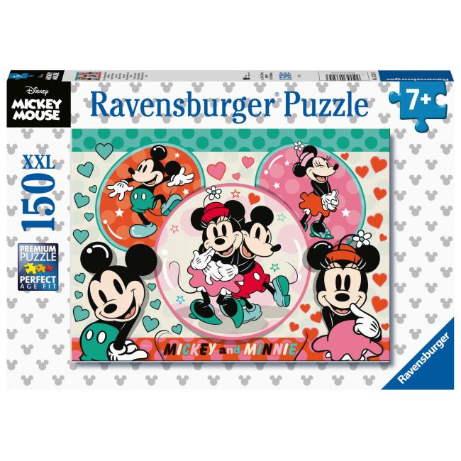 Puzzle Mickey Si Minnie, 150 Piese ARTRVSPC13325