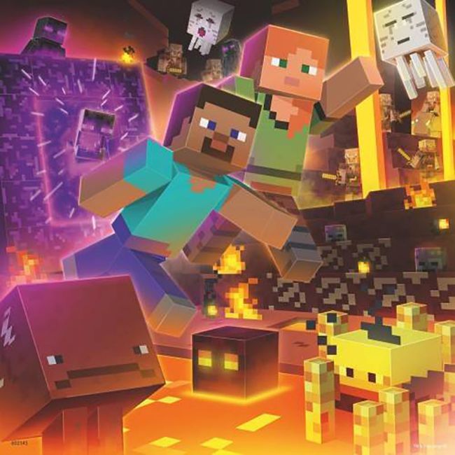 Puzzle Minecraft, 3X49 Piese ARTRVSPC05621
