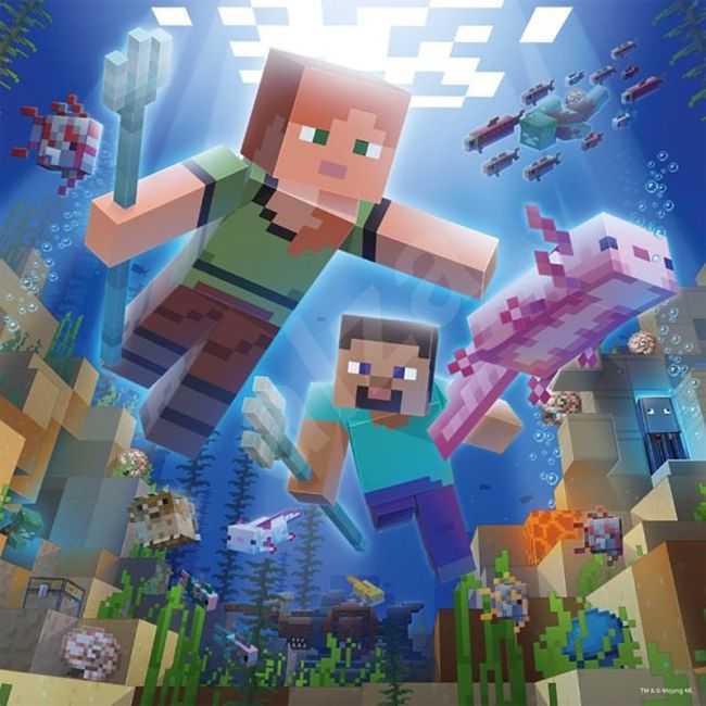 Puzzle Minecraft, 3X49 Piese ARTRVSPC05621