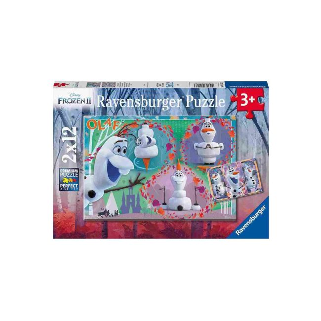 Puzzle Olaf, 2X12 Piese ARTRVSPC05153