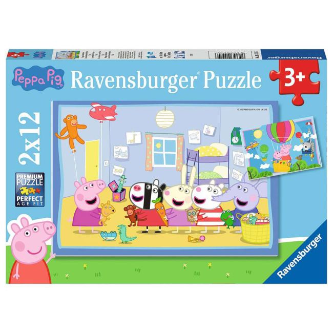 Puzzle Peppa Pig, 2X12 Piese ARTRVSPC05574
