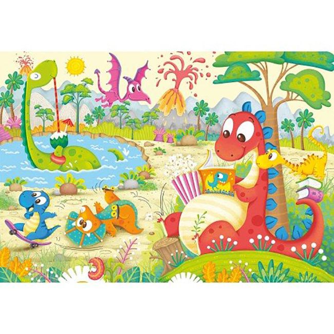 Puzzle Prietenii Mei Dinozaurii, 2X12 Piese ARTRVSPC05246