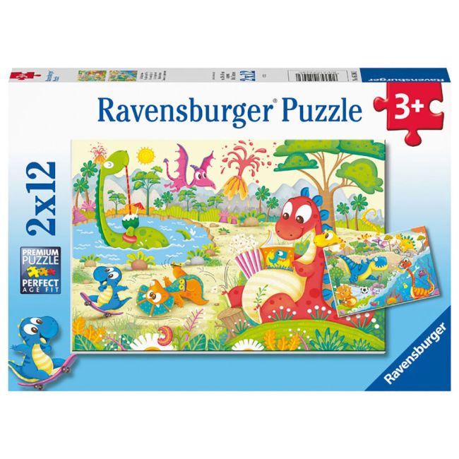 Puzzle Prietenii Mei Dinozaurii, 2X12 Piese ARTRVSPC05246