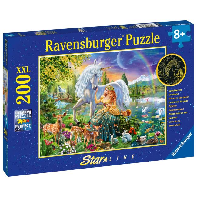 Puzzle Printesa Si Unicorn, 200 Piese Starline ARTRVSPC13673