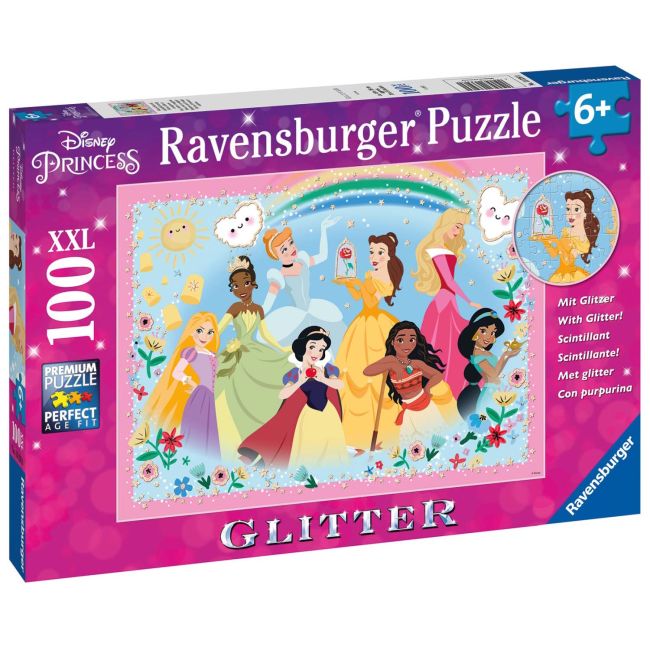 Puzzle Printesele Disney, 100 Piese Glitter ARTRVSPC13326