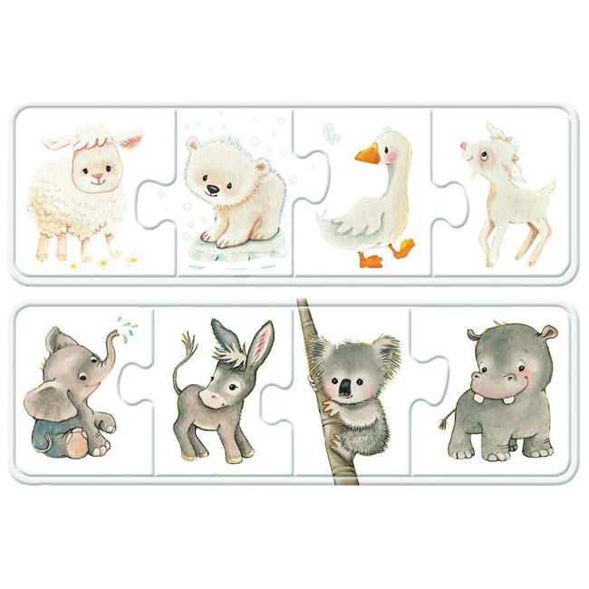Puzzle Pui De Animale, 6X4 Piese ARTRVSPC03006