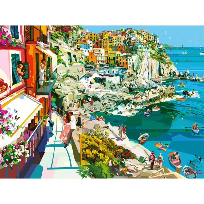 Puzzle Romantism In Cinque Terre, 1500 Piese ARTRVSPA16953