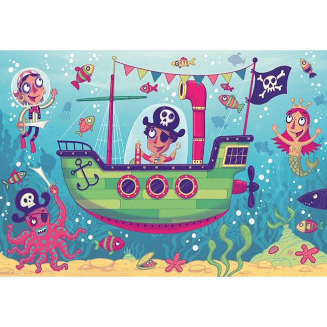 Puzzle Si Joc Barca Piratilor, 2X24 Piese ARTRVSPC05592