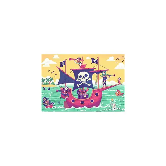 Puzzle Si Joc Barca Piratilor, 2X24 Piese ARTRVSPC05592