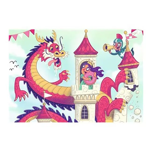 Puzzle Si Joc Dragon, 2X24 Piese ARTRVSPC05595