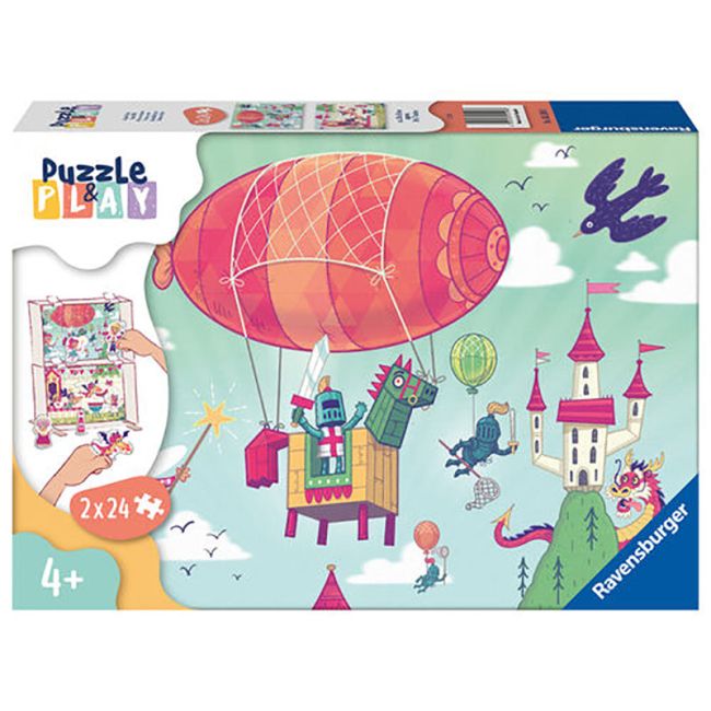 Puzzle Si Joc Petrecere Regala, 2X24 Piese ARTRVSPC05596