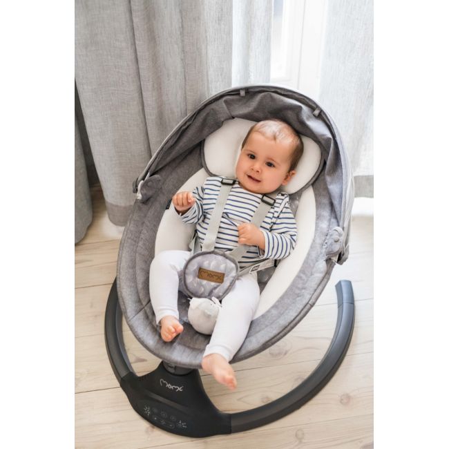 Balansoar electric MoMi Lami, Dark Grey KRTBULE00022