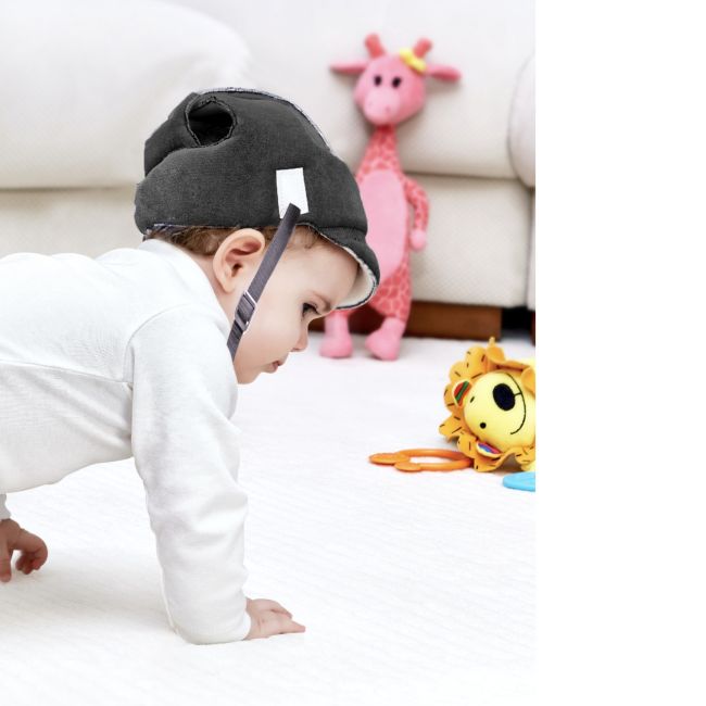 Casca de protectie BabyJem Head protect Grey JEMbj_567