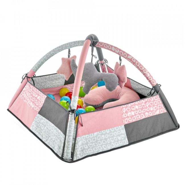 Centru de joaca cu bile BabyJem Toy Ball Play Mat (Culoare: Verde) JEMbj_6901