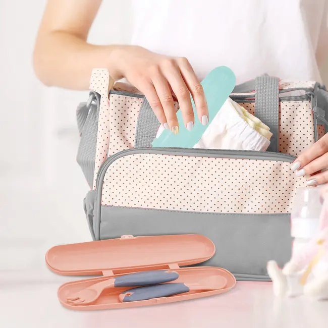 Cutie pentru depozitare tacamuri BabyJem (Culoare: Alb) JEMbj_7042