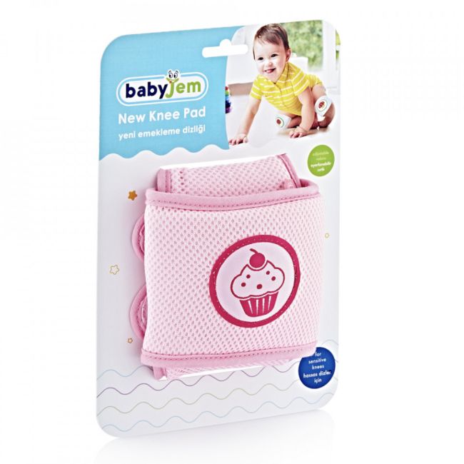 Genunchiere de protectie pentru bebelusi Cupcake (Culoare: Bleu) JEMbj_4982