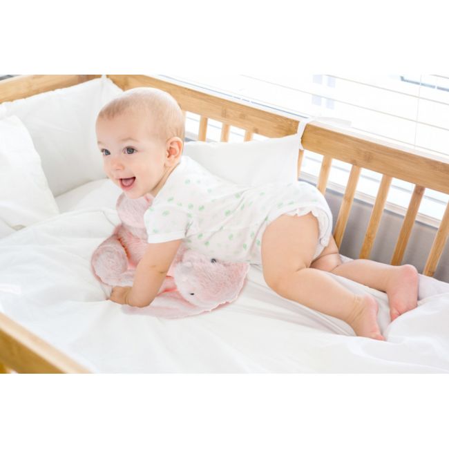 Jucarie din plus pentru copii BabyJem Sleeping Mate Small Bunny (Culoare: Crem) JEMbj_6622