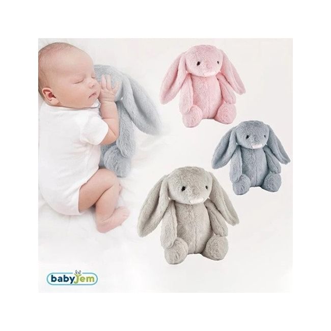 Jucarie din plus pentru copii BabyJem Sleeping Mate Small Bunny (Culoare: Crem) JEMbj_6622
