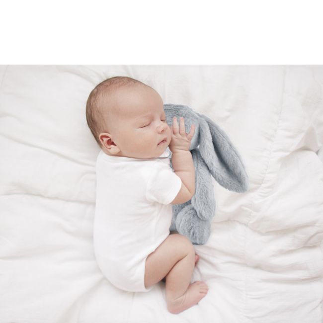 Jucarie din plus pentru copii BabyJem Sleeping Mate Small Bunny (Culoare: Crem) JEMbj_6622