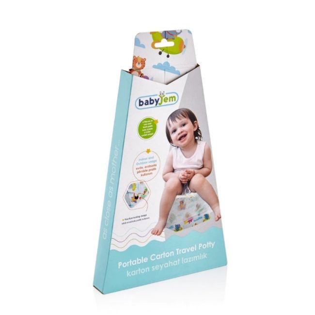 Olita pliabila/portabila pentru calatorie BabyJem Carton Travel Potty JEMbj_613