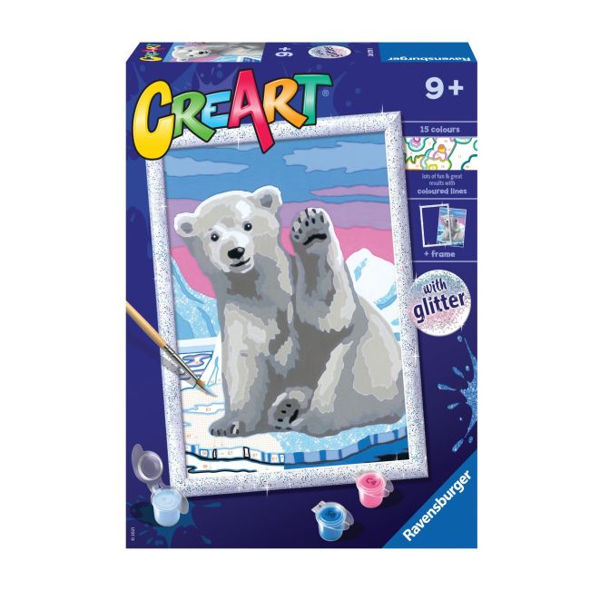 Pictura Pe Numere - Urs Polar ARTRVSPBN20079