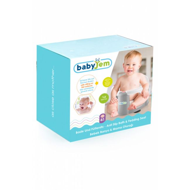 Scaun de baie bebelusi Bath and Sleeping BabyJem (Culoare: Alb) JEMbj_6365