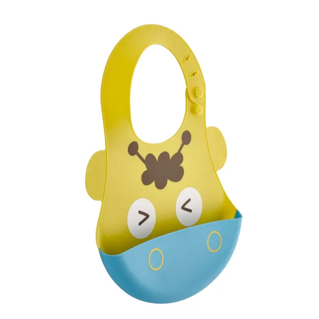 Baveta din silicon Soft Baby Bib (Culoare: Bleu) JEMbj_6263