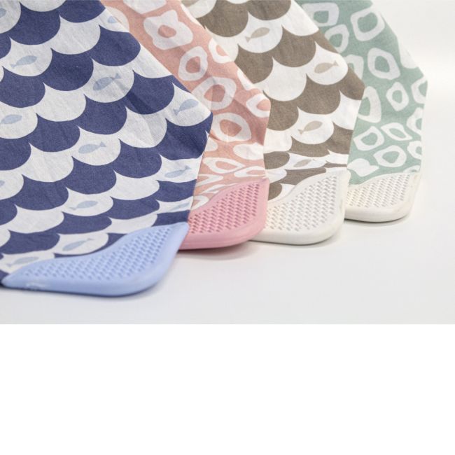 Baveta tip bandana cu jucarie dentitie (Culoare: Indigo) JEMbj_6864