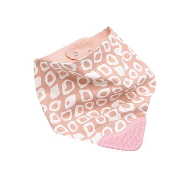 Baveta tip bandana cu jucarie dentitie (Culoare: Verde) JEMbj_6861