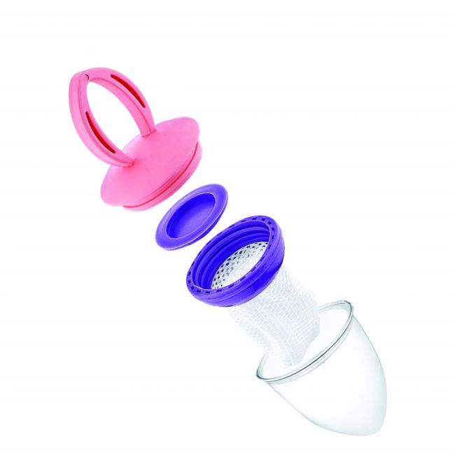 Dispozitiv de hranire BabyJem Fruits (Culoare: Roz) JEMbj_2062