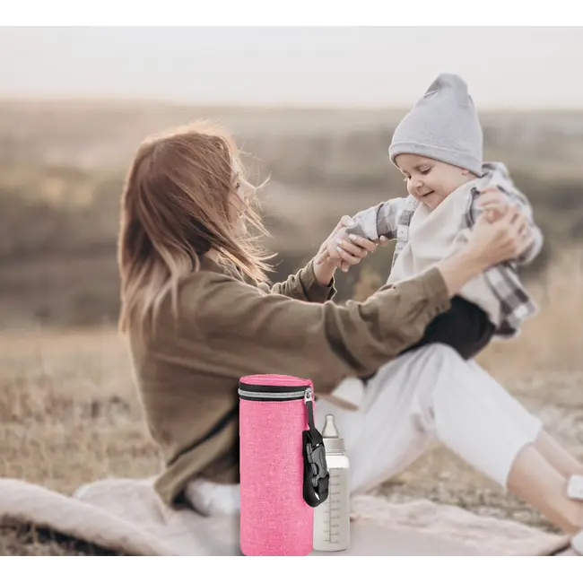 Husa termoizolanta pentru biberon BabyJem (Culoare: Gri) JEMbj_6221
