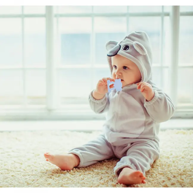 Jucarie dentitie BabyJem Elefant (Culoare: Verde) JEMbj_628_11