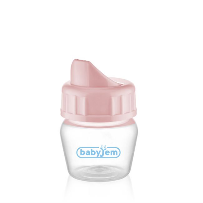 Mini biberon 2 in 1 Cana si biberon BabyJem 30 ml (Culoare: Gri) JEMbj_6611