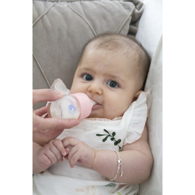 Mini biberon 2 in 1 Cana si biberon BabyJem 30 ml (Culoare: Gri) JEMbj_6611