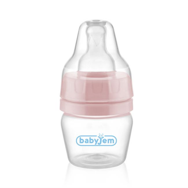 Mini biberon 2 in 1 Cana si biberon BabyJem 30 ml (Culoare: Gri) JEMbj_6611