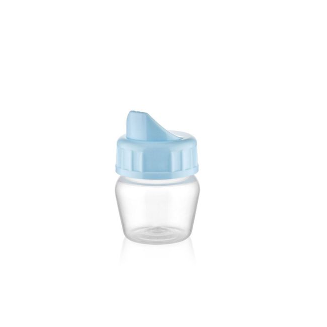 Mini biberon 2 in 1 Cana si biberon BabyJem 30 ml (Culoare: Gri) JEMbj_6611