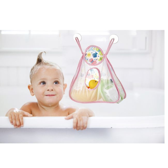 Organizator BabyJem pentru jucariile de baie Baby Bath (Culoare: Roz) JEMbj_6421